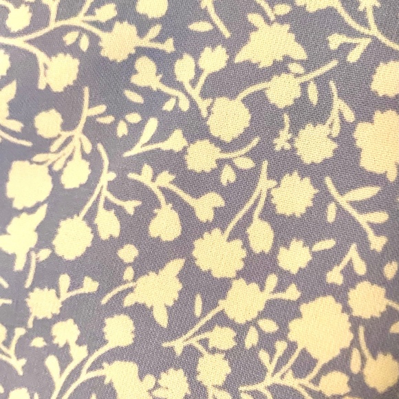 Blue Floral Spring Summer Dress (Size Medium) - Picture 3 of 3